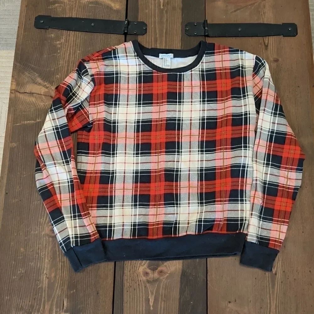 Forever 21 paid pullover crew sweatshirt small